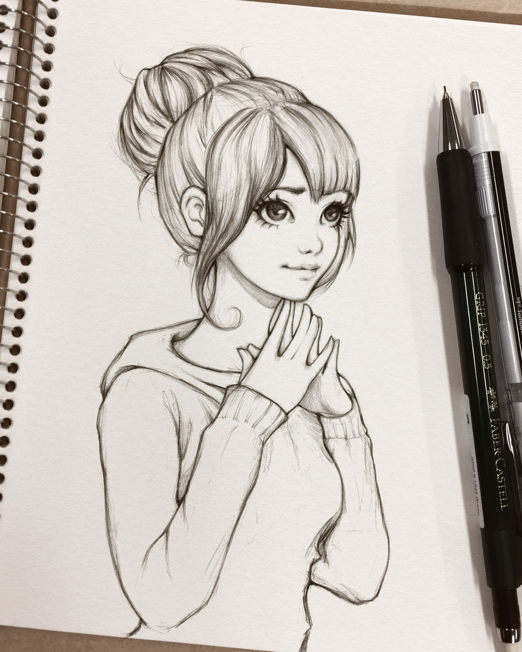Student girl - sketch by ohayorinka on DeviantArt