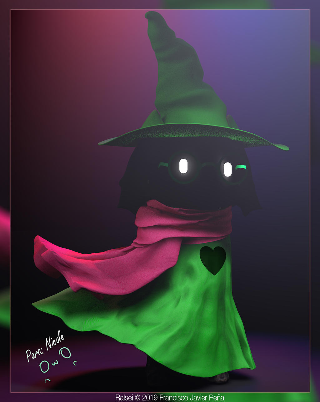 Ralsei 3D by Machiavello on DeviantArt