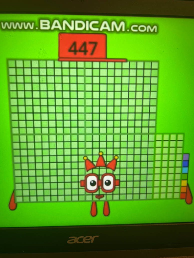 Numberblock 447 blocks by Kylevirk on DeviantArt