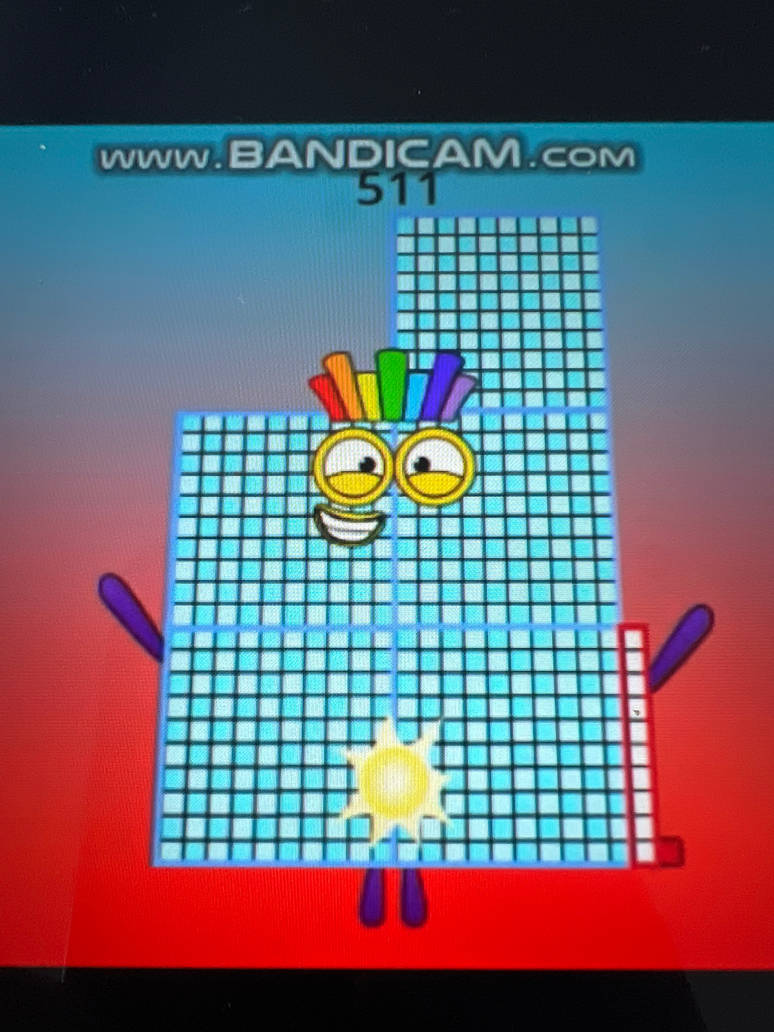 Numberblock 511 blocks by Kylevirk on DeviantArt