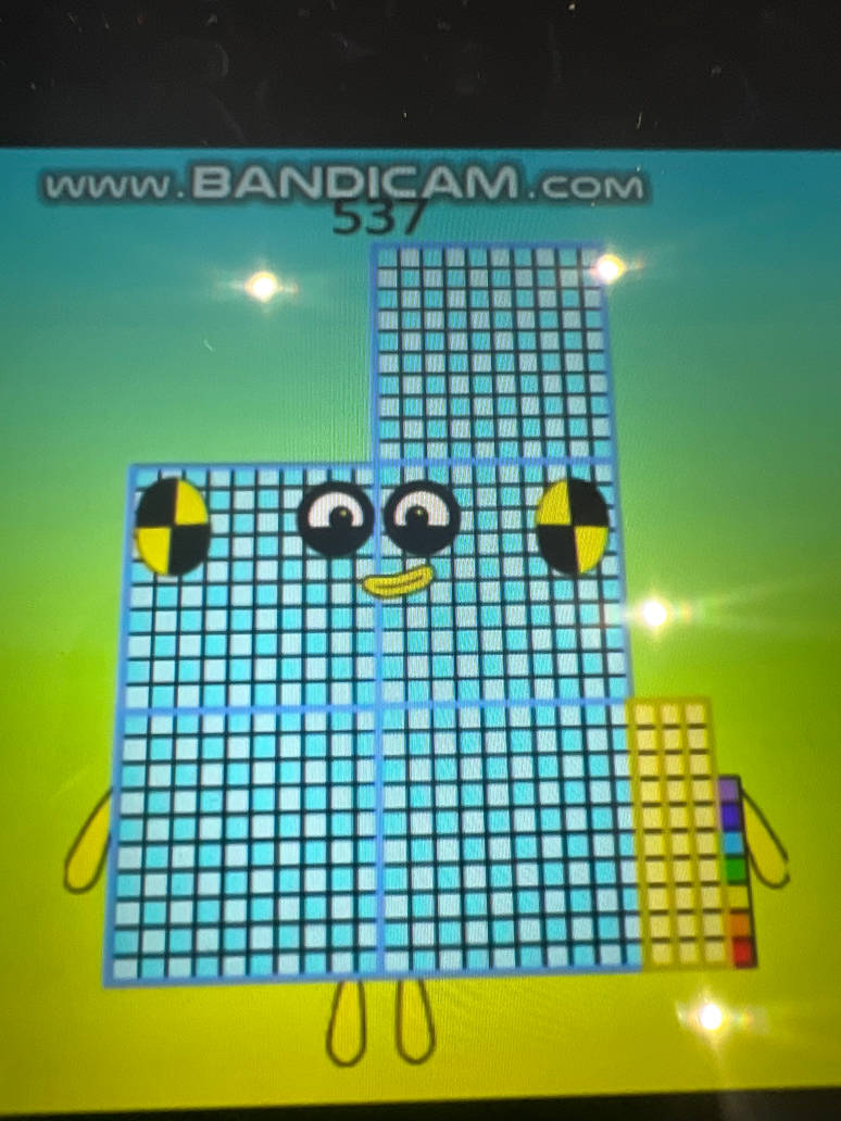 Numberblock 537 blocks by Kylevirk on DeviantArt