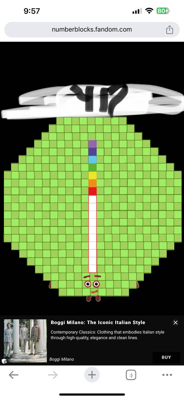 Numberblock 417 blocks by Kylevirk on DeviantArt
