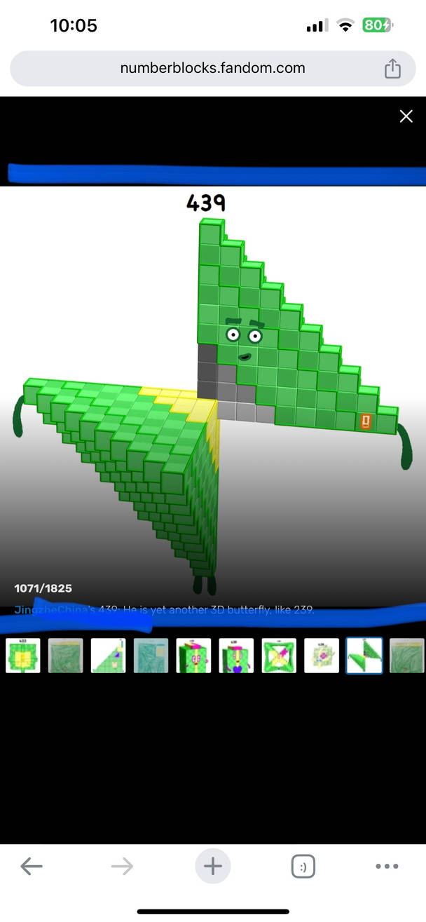 Numberaday 439 Numberblock 439 blocks by Kylevirk on DeviantArt