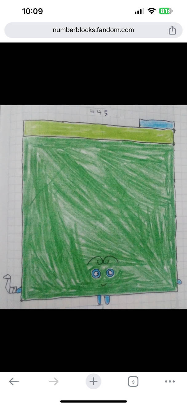 Numberblock 445 blocks by Kylevirk on DeviantArt