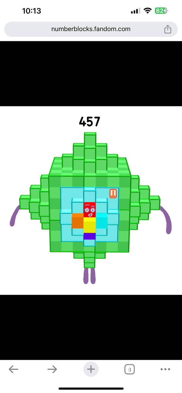 Numberblock 457 blocks by Kylevirk on DeviantArt