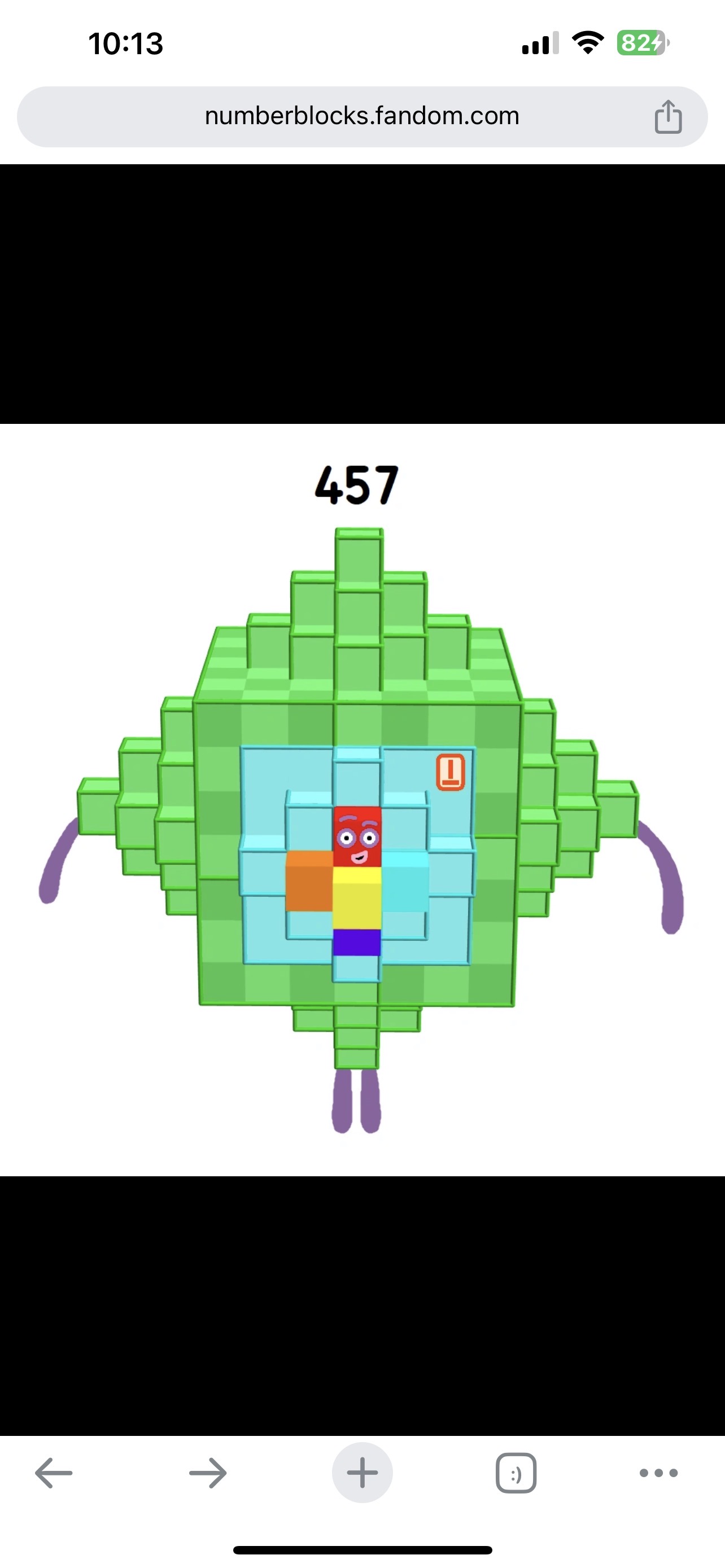 Numberblock 457 blocks by Kylevirk on DeviantArt