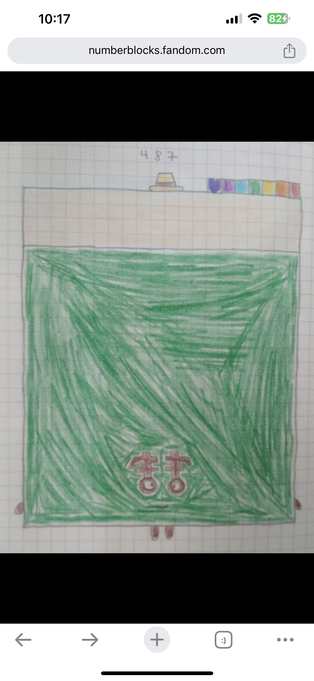 Numberblock 487 blocks by Kylevirk on DeviantArt