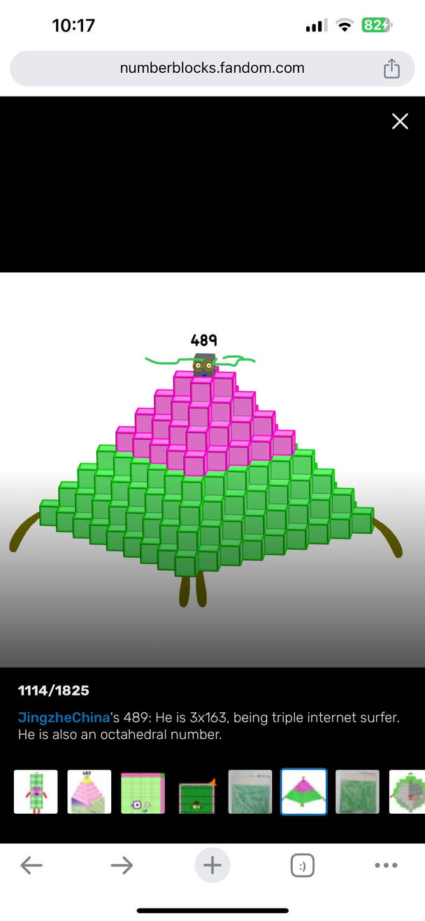 Numberblock 489 blocks by Kylevirk on DeviantArt