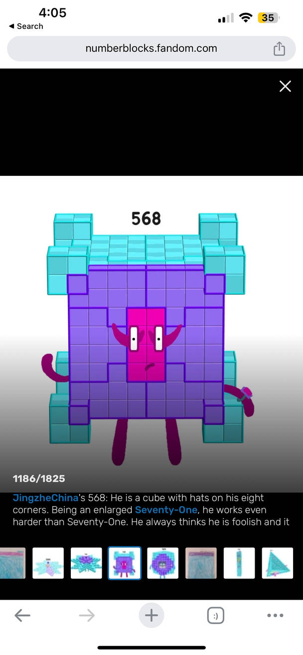 Numberblock 568 blocks by Kylevirk on DeviantArt