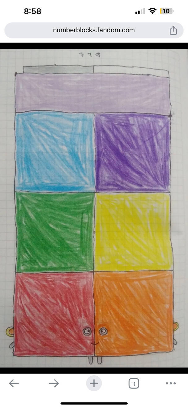 Numberblock 709 blocks by Kylevirk on DeviantArt