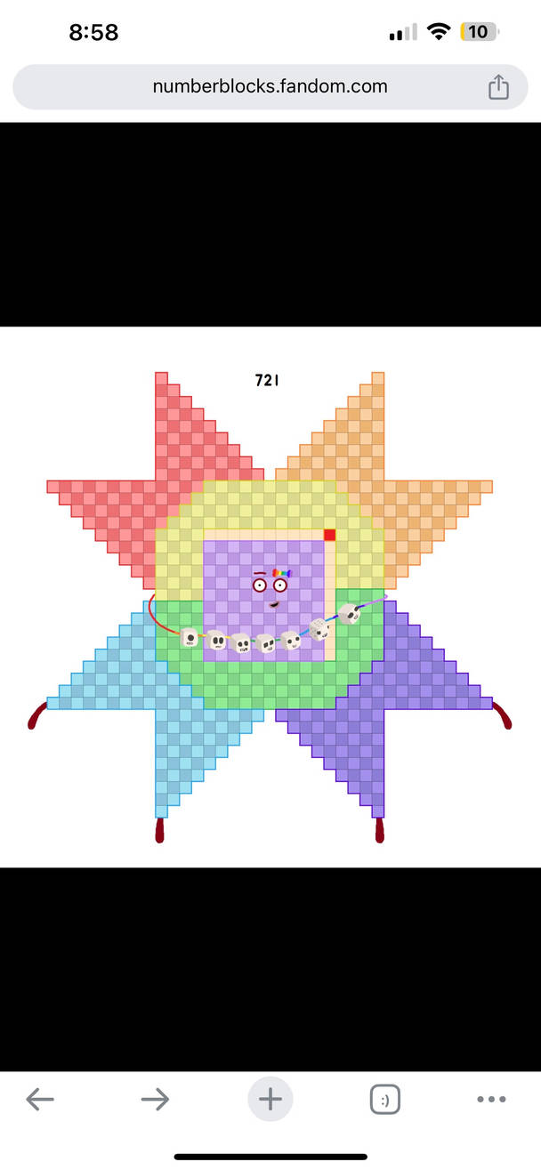 Numberblock 721 blocks by Kylevirk on DeviantArt