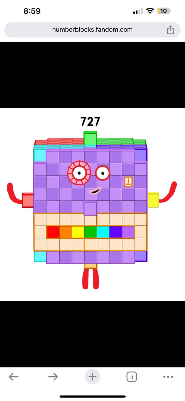 Numberblock 727 blocks (3D) by Kylevirk on DeviantArt