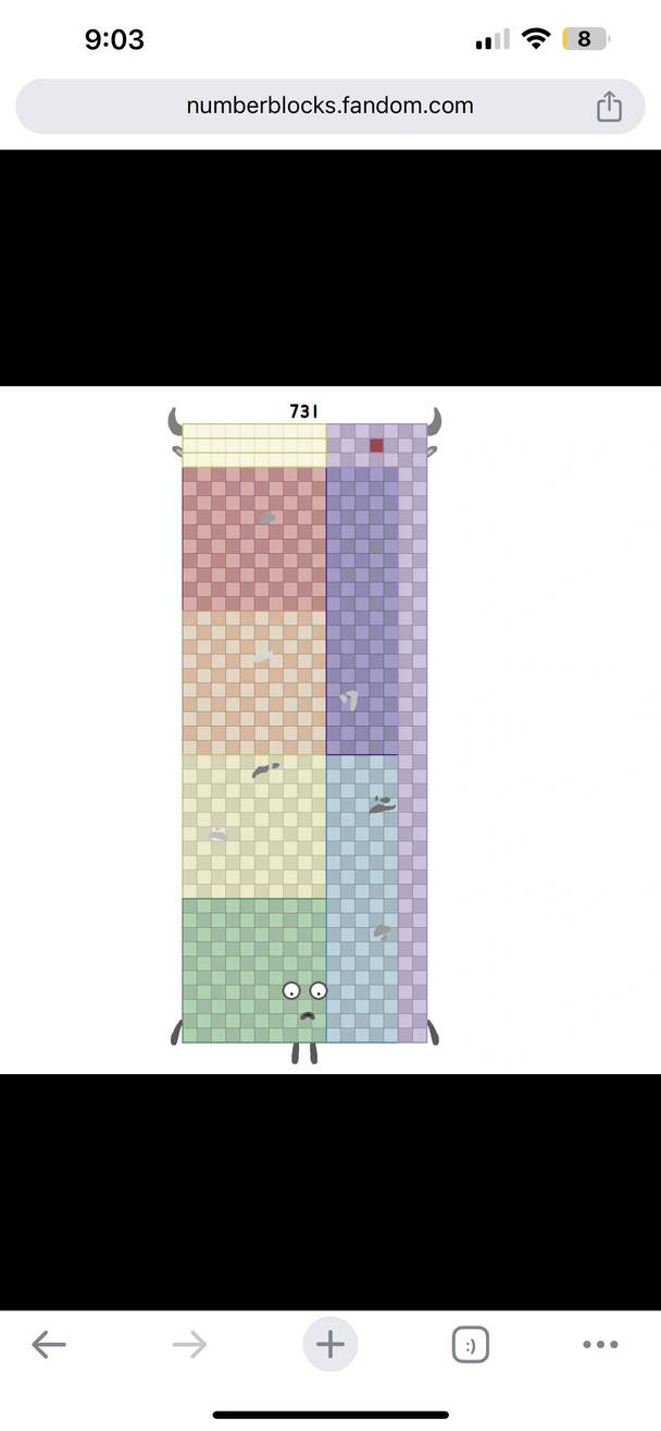 Numberblock 731 blocks by Kylevirk on DeviantArt