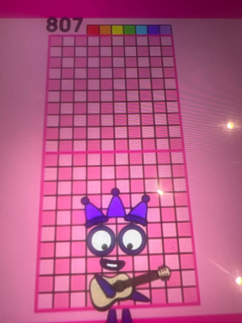 Numberblock 807 blocks by Kylevirk on DeviantArt