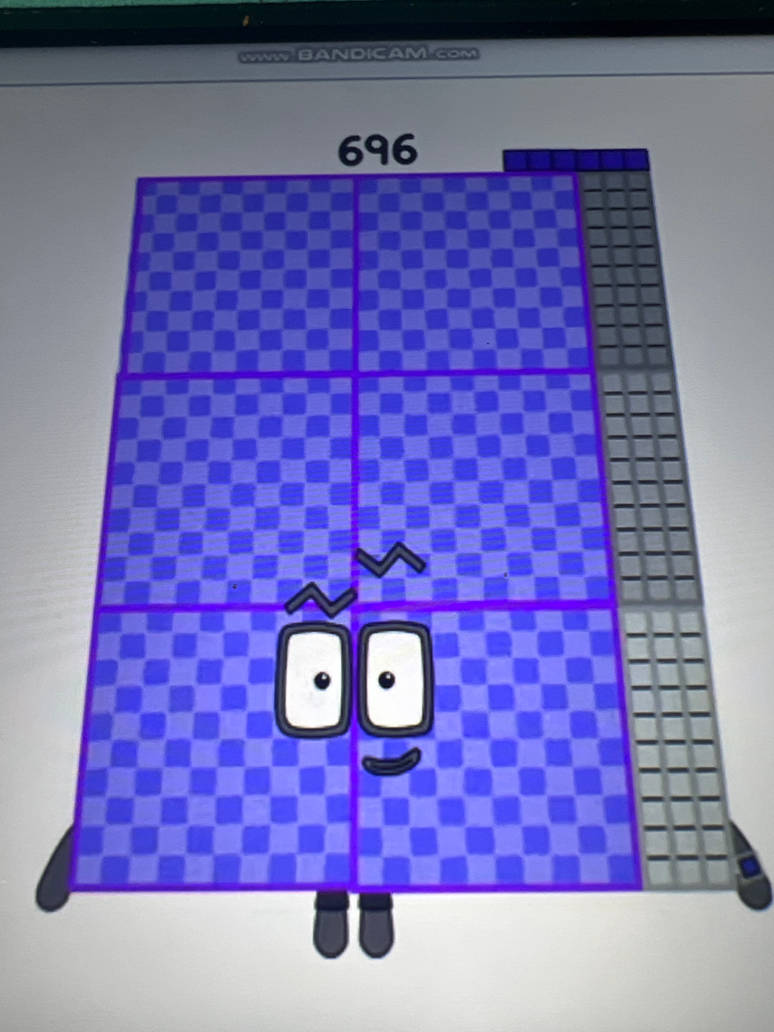 Numberblock 696 blocks by Kylevirk on DeviantArt