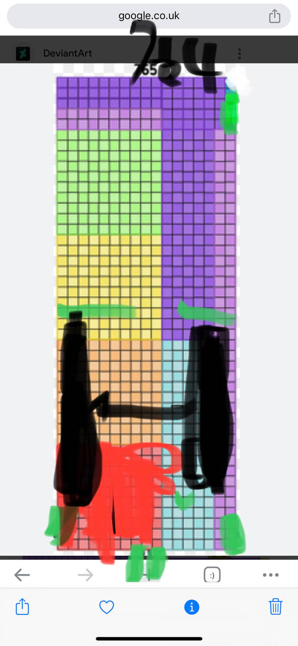 Numberblock 764 blocks by Kylevirk on DeviantArt