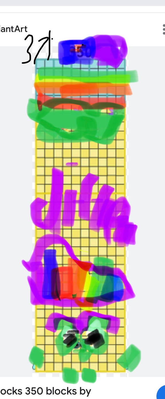 Colorblock 381 Numberblock 381 blocks by Kylevirk on DeviantArt