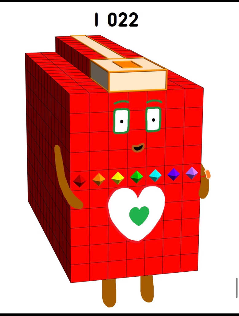 Block 102 Numberblock 1022 blocks by Kylevirk on DeviantArt