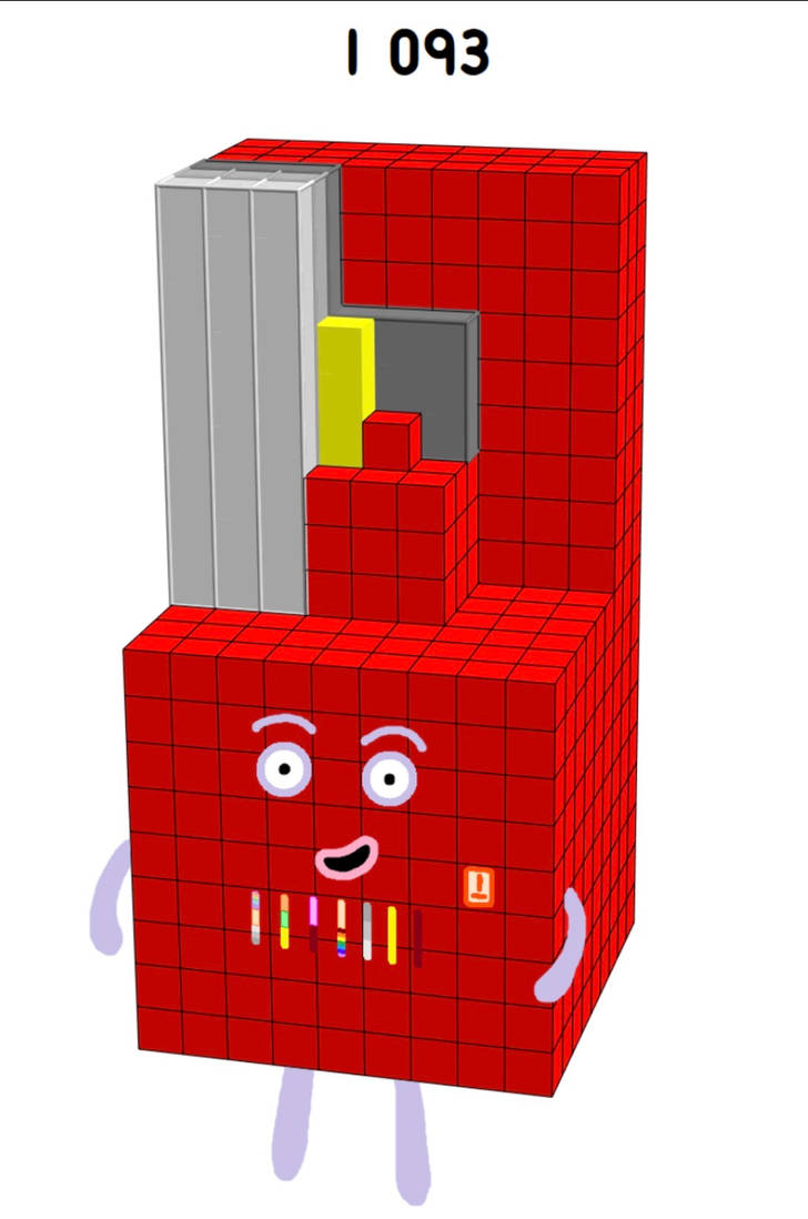 Numberblock 1093 blocks by Kylevirk on DeviantArt
