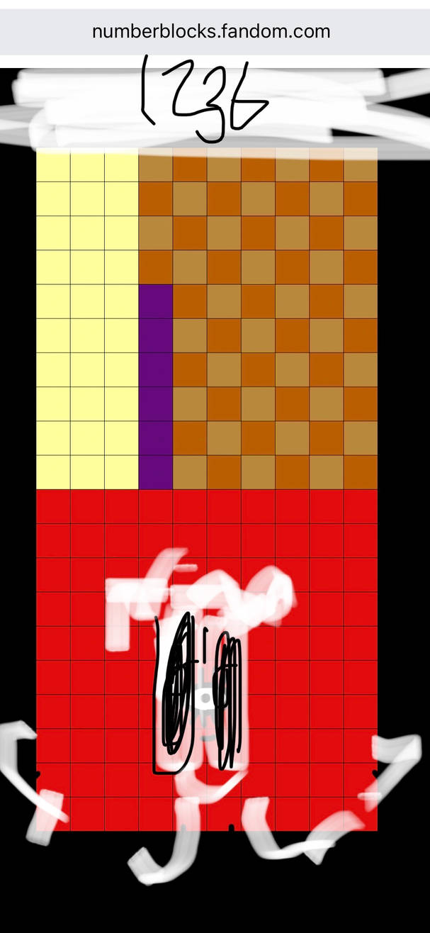 1237 Math Blocks Numberblock 1236 blocks by Kylevirk on DeviantArt