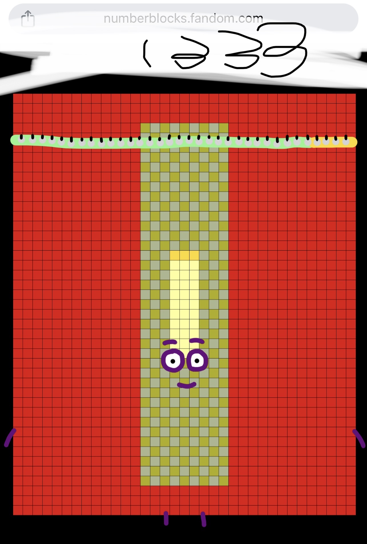 Numberblock 1333 blocks by Kylevirk on DeviantArt