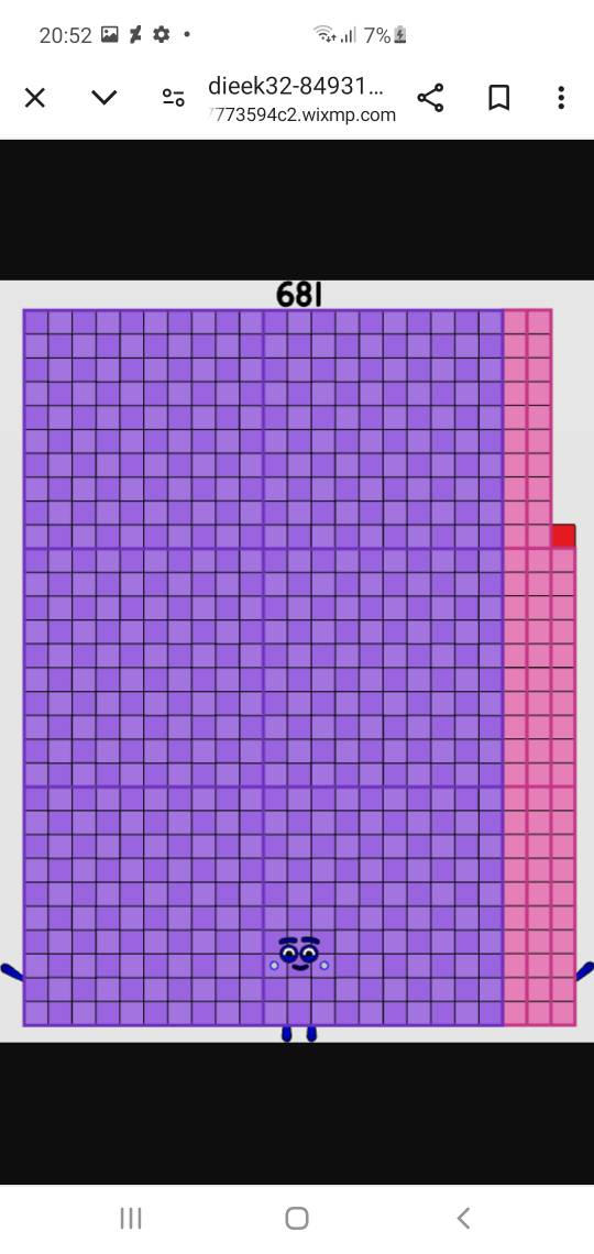 681 Comic Numbers Numberblock 681 blocks by Kylevirk on DeviantArt