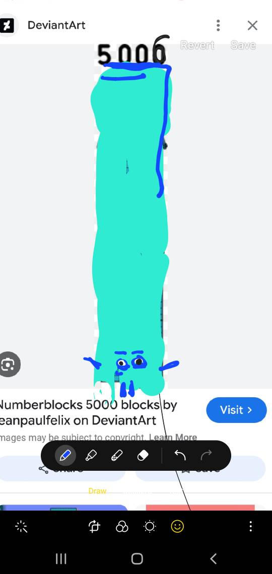 Number Block 500 Deviantart Numberblock 5006 by Kylevirk on DeviantArt