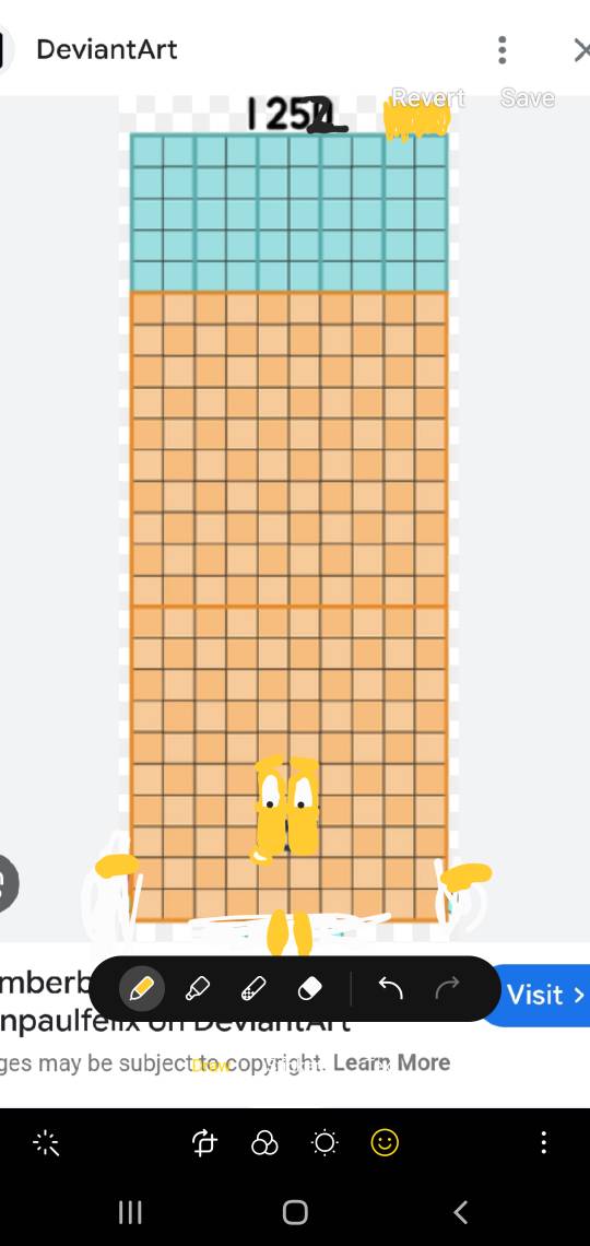 Numberblocks 252 Numberblock 1252 by Kylevirk on DeviantArt