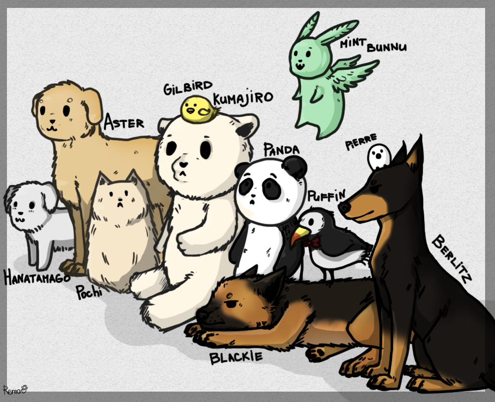 Hetalia. Animals of countries... by DarkRema on DeviantArt Hetalia. Animals of countries... by DarkRema on DeviantArt