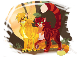 Monthly Art- Adult Sundance and Barak