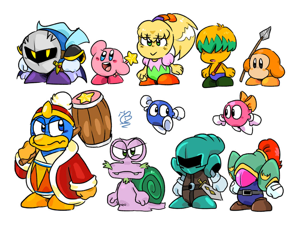 Kirby Right Back At Ya Characters Kirby Right Back At Ya by AriaKey on DeviantArt