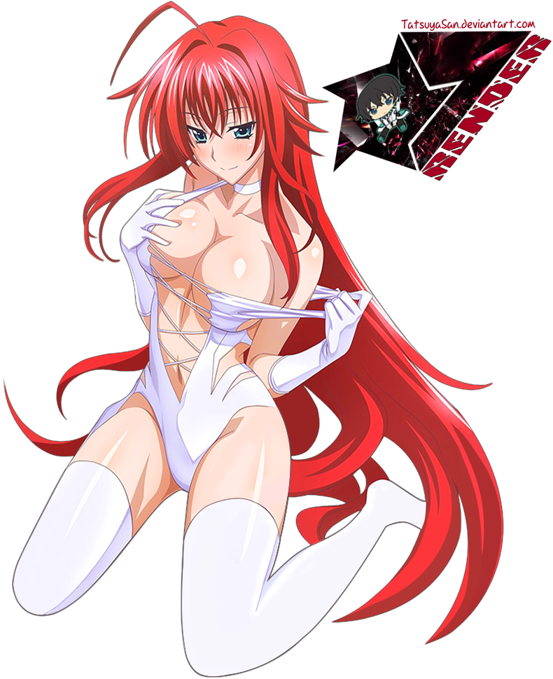 Rias Gremory_Sexy White Bikini