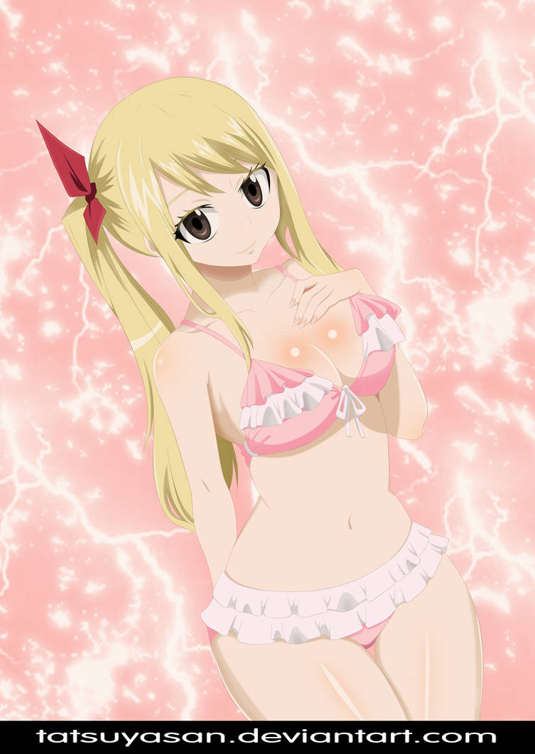 Lucy Heartfilia_Cute Bikini by TatsuyaSan on DeviantArt.