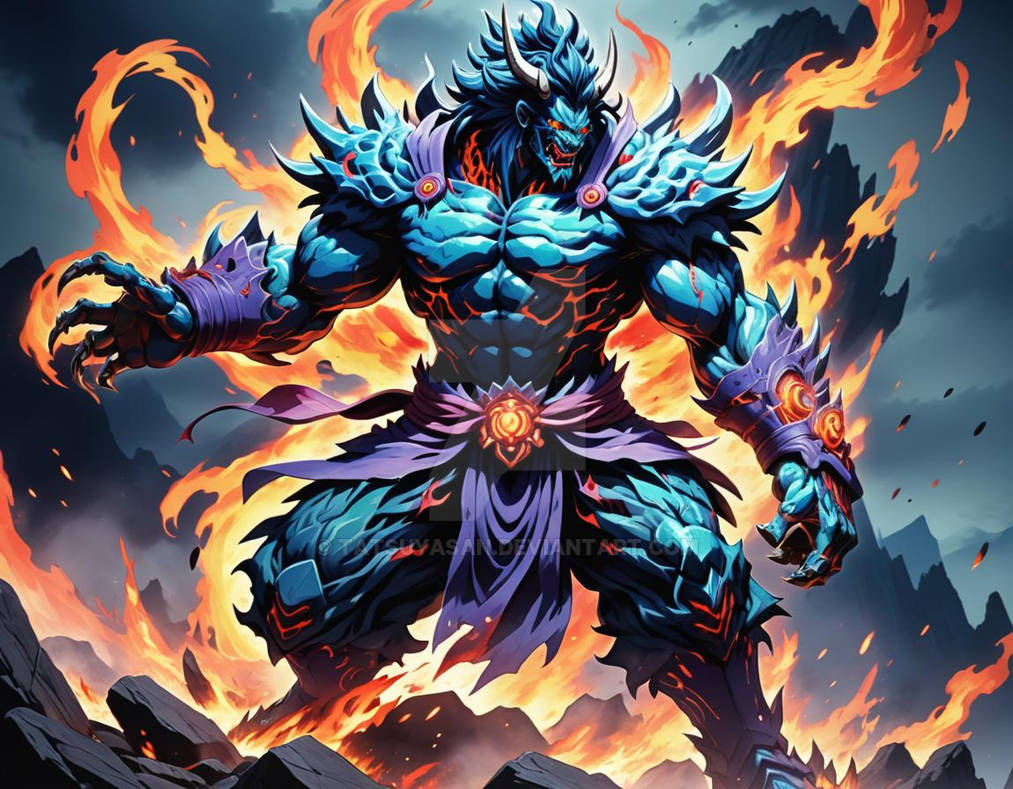 Blue Raz Monster Blue Monster by TatsuyaSan on DeviantArt