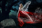Red gown fairy