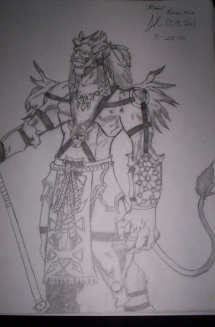 Final Fantasy X: Kimarhi Ronso by FantasyX2 on DeviantArt