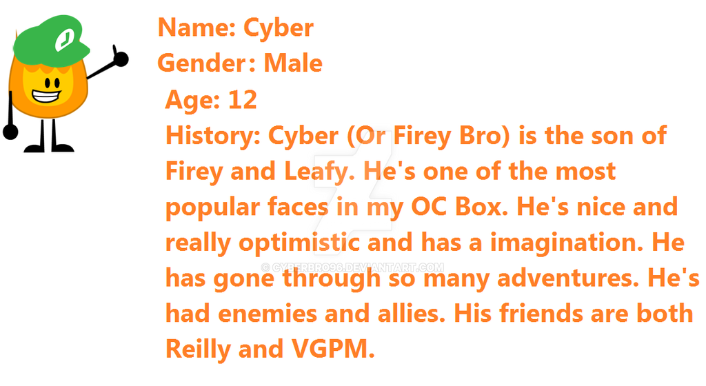 Cyber Profile by CyberBro96 on DeviantArt