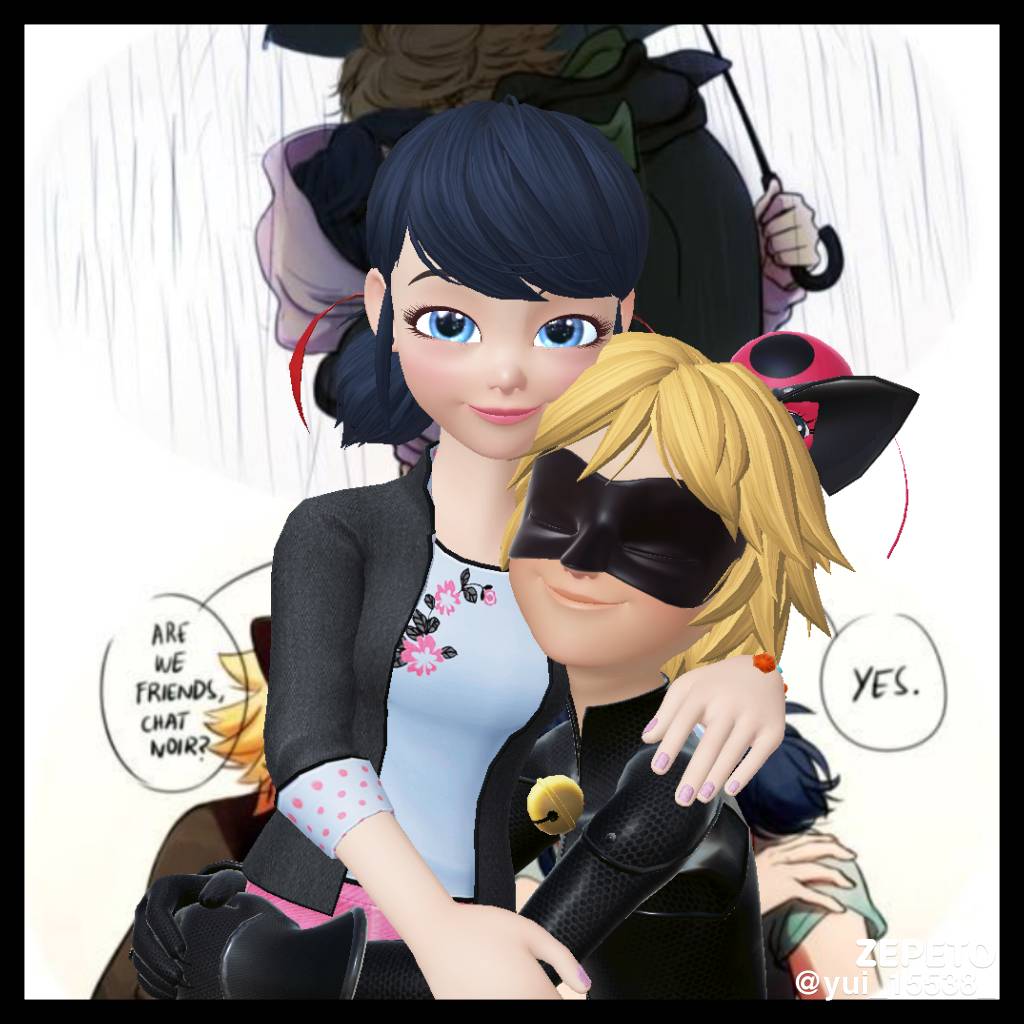 Marichat x chat noir by liliriri4n on DeviantArt