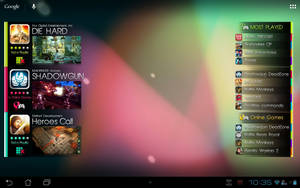 Jelly bean custom game widgets