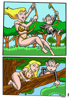 Sheena queen of the jungle comic 1