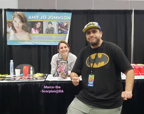 Me and Amy Jo Johnson