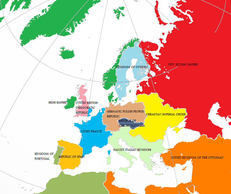 Alternate History Map Of Europe #2 by gamekiller12 on DeviantArt