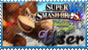 SSB Donkey Kong Stamp by Knightmare-Moon