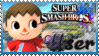 SSB Villager Stamp by Knightmare-Moon