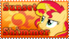 Sunset Shimmer MLP Stamp by Knightmare-Moon