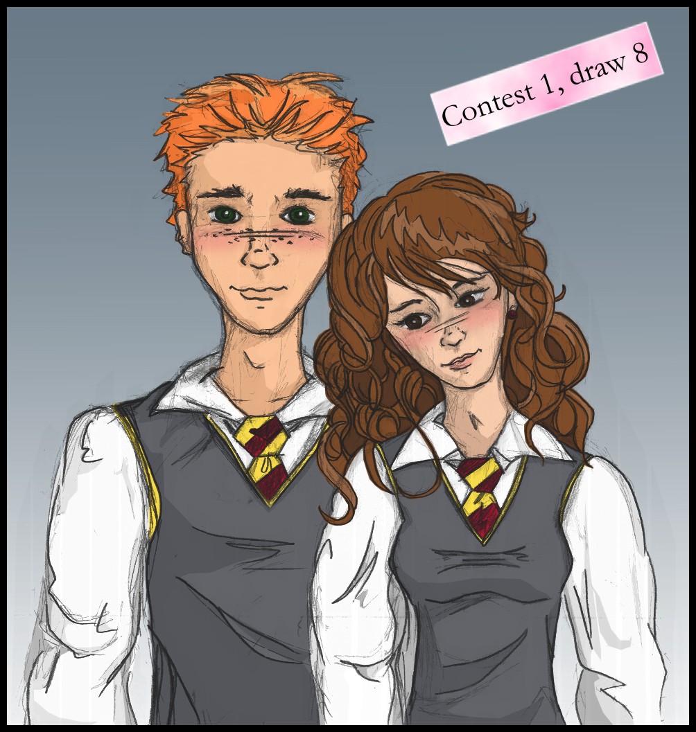 Ron and hermione - A portrait