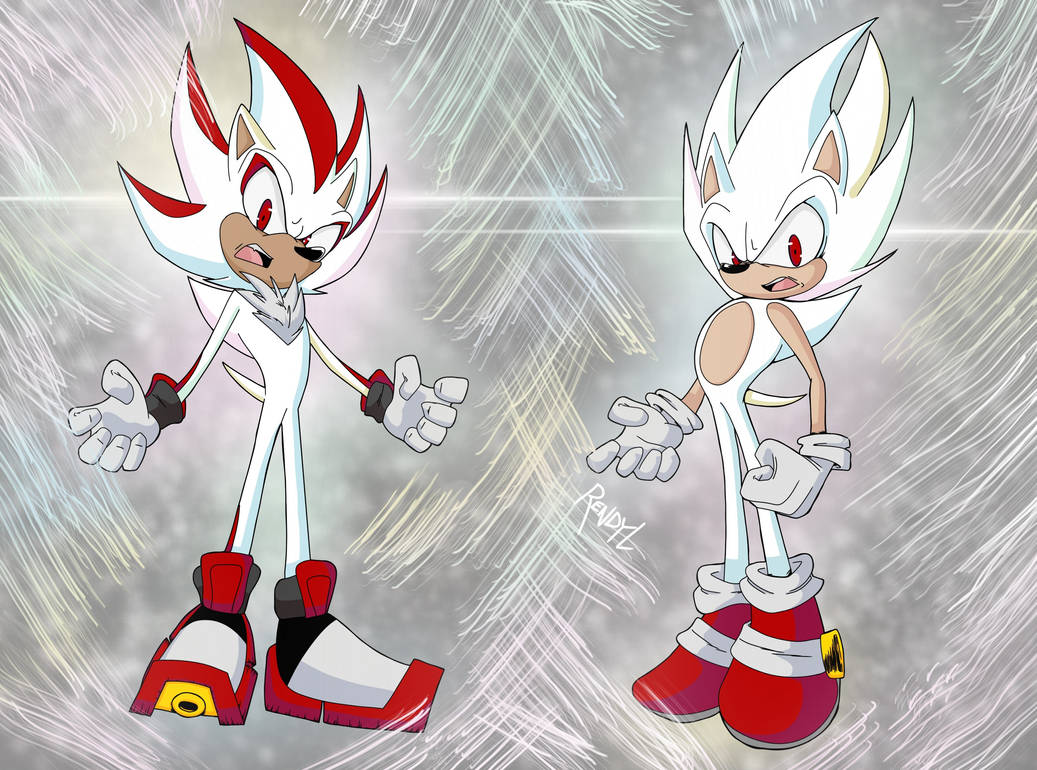 Hyper Sonic And Shadow By Motherheckinart On DeviantArt hyper-sonic-and-shadow-by-motherheckinart-on-deviantart