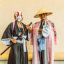 Cosplay Ichigo kurosaki and Shunsui Kyoraku