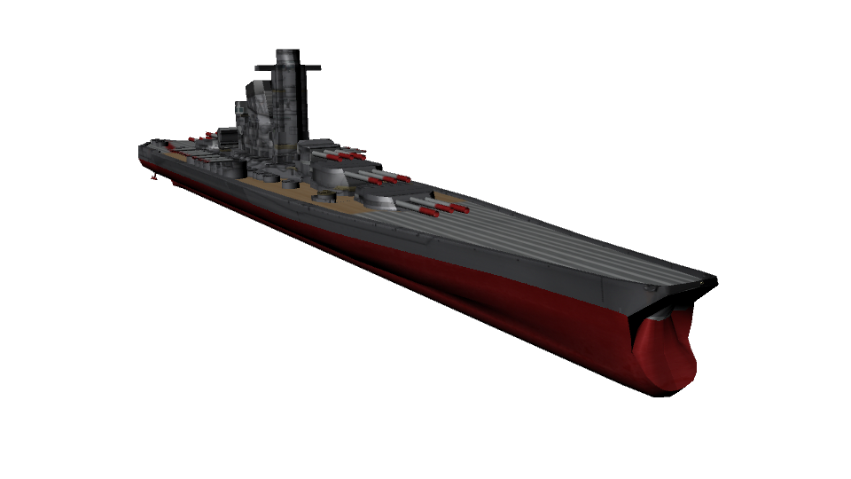 IJN Yamato Battleship (Render Test)