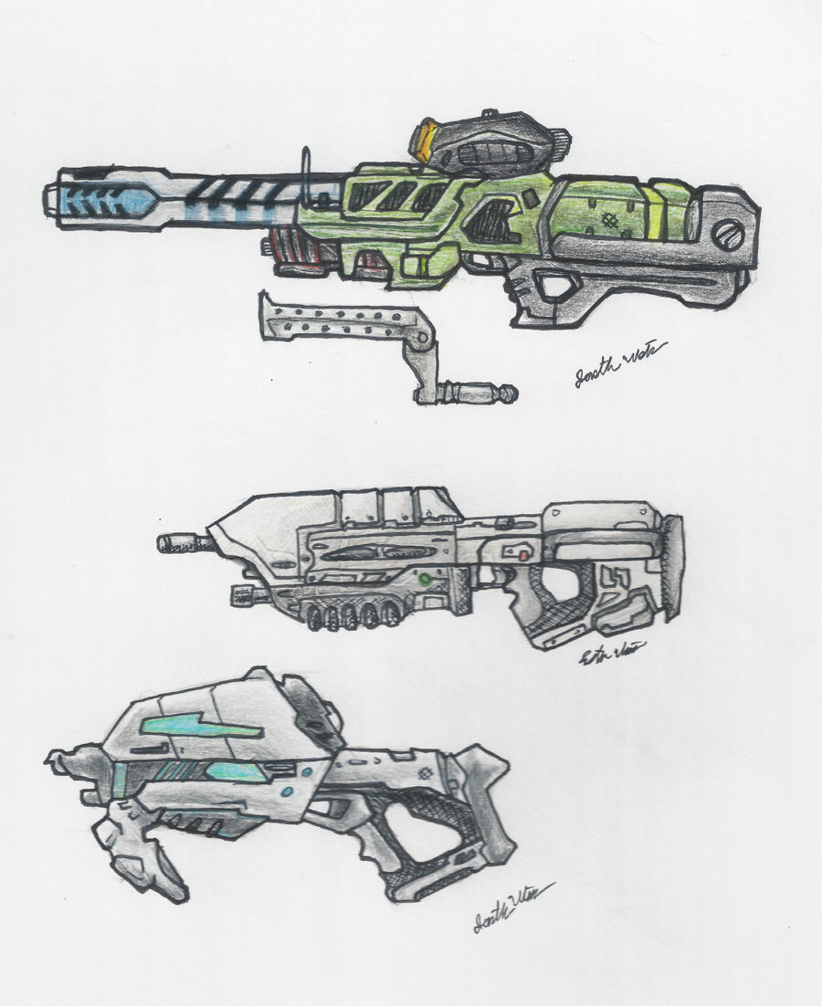 Halo - UNSC Weapons 2 by ninboy01 on DeviantArt